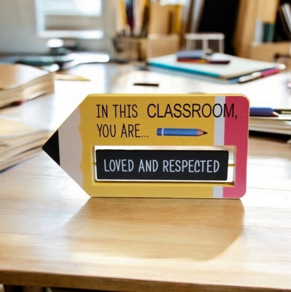 Classroom Decor Pencil-Shaped Tabletop‎ Classroom Decor 7.87' x 3.93'in.